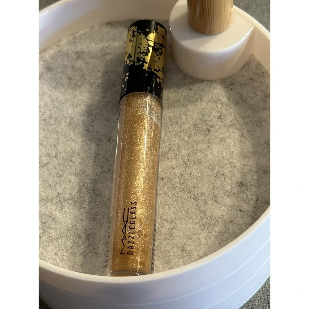 Mac Dazzleglass Sprinkled In Twinkle Full Size, No Box. Unused. Gold Sparkle